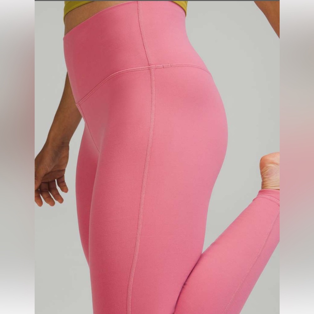 NEW Lululemon Athletica Pink Blossom Leggings Sz:10